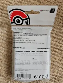Pokemon Center × Van Gogh Museum: Pikachu Card Sleeves (65 Sleeves) - Image 2