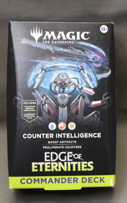 MAGIC THE GATHERING COUNTER INTELLIGENCE EDGE OF ETERNITIES COMMANDER DECK MINTc - Image 1