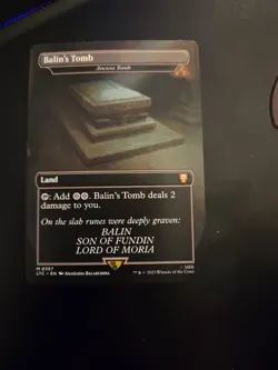 Balin's Tomb - Ancient Tomb LOTR MTG Magic the Gathering borderless non foil - Image 1