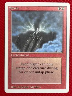 MTG 1X Smoke X1 Revised Edition Magic - MP/PL - Image 1