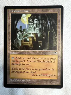 LP Ancient Tomb Tempest Mtg Magic the Gathering - Image 1