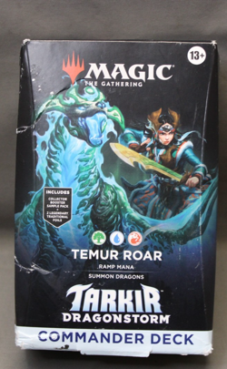 MAGIC THE GATHERING TEMUR ROAR TARKIR DRAGONSTORM COMMANDER DECK MINT IN BOX c - Image 1