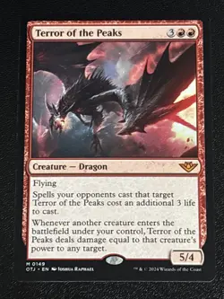 MTG Outlaws of Thunder Junction Terror of the Peaks 0149 NM Mythic - Image 1