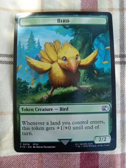 Hero (0006) Bird (0016) Token Final Fantasy Magic the Gathering MTG MINT! - Image 2