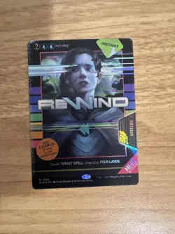 Rewind Foil MTG Secret Lair: Now on VHS! Magic the Gathering English -Mint - Image 1