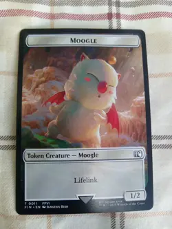 Hero (T0005) Moogle (T0011) Double-Sided Token Final Fantasy Regular MTG MINT! - Image 2