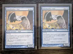 Magic the Gathering MTG Coldsnap RIMEFEATHER OWL X2 - Image 1