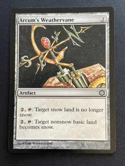 1x Arcum's Weathervane (310) Coldsnap Theme Decks LP MTG Magic x1 MKE - Image 1