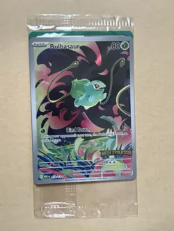 Bulbasaur 133/132 Mega Evolutions Stamped Promo Sealed Holo Pokemon - Image 1