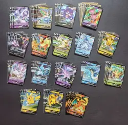 410 Lot Pokemon TCG Chinese RR Charizard Rayquaza Gengar Umbreon Pikachu j05 - Image 3