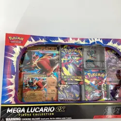 Pokemon TCG: Mega Lucario Ex Figure Collection - Used - Image 4