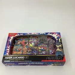 Pokemon TCG: Mega Lucario Ex Figure Collection - Used - Image 5