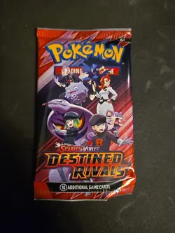 Pokemon Destined Rivals Booster Pack ***Random Art*** Resealed Fun Pack - Image 1