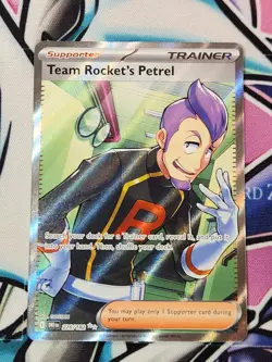 Pokemon Team Rocket's Petrel 226/182 Full Art Ultra Rare Destined Rivals - Image 1