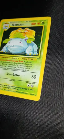 Pokemon Original Base Set Holo Venasaur Mp - Image 4