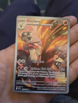 Blaziken ⭐ 192/182 Holo Illustration Rare Destined Rivals 2025 Pokemon NM - Image 1