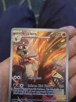 Blaziken ⭐ 192/182 Holo Illustration Rare Destined Rivals 2025 Pokemon NM - Image 2