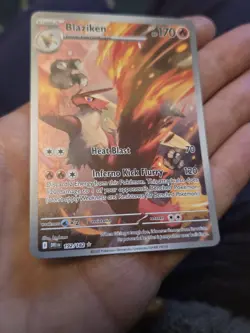 Blaziken ⭐ 192/182 Holo Illustration Rare Destined Rivals 2025 Pokemon NM - Image 3