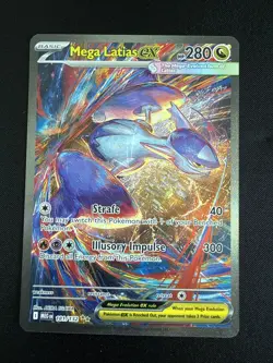 2025 Pokemon Mega Evolutions Mega Latias EX Special Illustration Rare #181 - Image 1