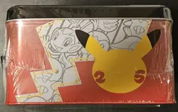 Pokemon 25th Anniversary Celebrations - Treasure Chest Lunchbox Tin SEALED 8 pks - Image 5