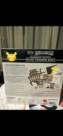 Pokemon TCG Celebrations Pokemon center ETb Box (2021) - Image 2