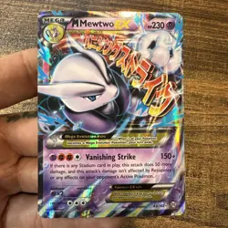 2019 Pokemon XY Breakthrough Mega Mewtwo EX 63/162 - Image 1