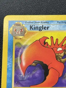 Pokemon Kingler 1st Edition 38/62 Fossil Common NM / LP (#1) - Image 3