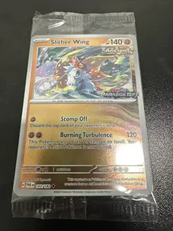 Pokemon Slither Wing 107/182 PAR Best Buy Exclusive Promo Stamped Sealed - Image 1