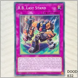 R.B. Last Stand - DOOD-EN095 - Common 1st Edition Yugioh - Image 1