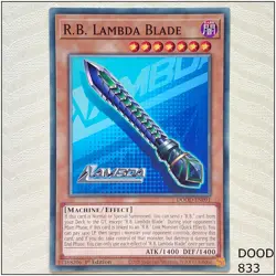 R.B. Lambda Blade - DOOD-EN091 - Common 1st Edition Yugioh - Image 1