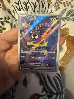 Pokemon Card - Temporal Forces Gastly Illustration Rare 177/162 NM/M - Image 1