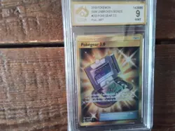 Pokemon promo sr ar pokegear 3.0 v gx vmax secret 233/214 ex graded art card b36 - Image 1