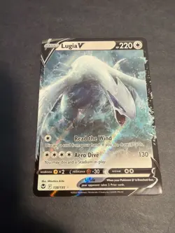 Lugia V 138/195 - Silver Tempest - Ultra Rare Holo Pokemon Card - Image 1