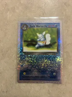 Pokemon Dark Wartortle TCG Reverse Holo Card 39/110 Legendary Collection - Image 2