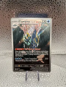 Pokemon TCG Clawitzer 141/132 2025 Mega Evolution Illustration Rare Card - NM - Image 1