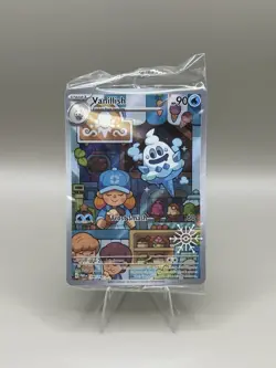 Vanillish 190/182 Holiday 2025 Snowflake Stamp Promo SEALED Pokemon TCG Card - Image 1