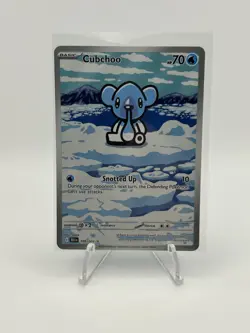 Pokemon TCG Cubchoo Illustration Rare Card 109/086 English Black Bolt - Image 1