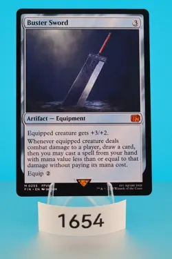 MTG Buster Sword Final Fantasy Regular #255 - Image 1