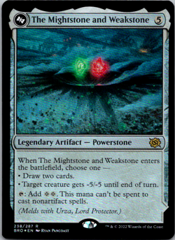 The Mightstone and Weakstone R The Brothers' War BRO 238 NM Foil - Image 1