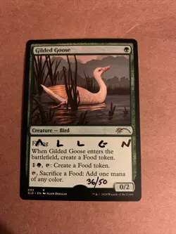 MTG Magic Gilded Goose Signed Artist Proof x1 Secret Lair Edition Allen Douglas - Image 1