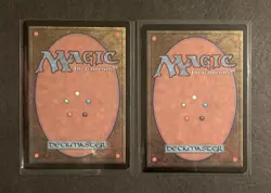 (2) Magic: The Gathering Deathgrip 5th Edition 1997 VINTAGE MTG NM - Image 2