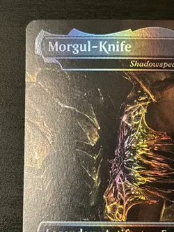 MTG MORGUL-KNIFE SHADOWSPEAR 353 LORD OF THE RINGS COMMANDER LTC FOIL Mint - Image 2