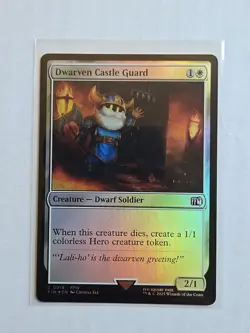 Dwarven Castle Guard (Foil) - Final Fantasy - NM - MTG Magic - Common - Image 1
