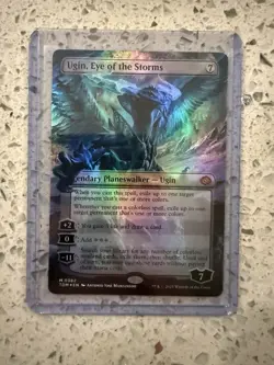 MTG Ugin, Eye of the Storms (Borderless) #382 Tarkir: Dragonstorm Foil - Image 1