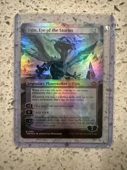 MTG Ugin, Eye of the Storms (Borderless) #382 Tarkir: Dragonstorm Foil - Image 2