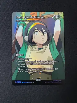2025 MTG Avatar The Last Airbender Earth Rumble Triumph Enernal-Legal Foil #44 - Image 1