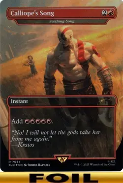 1x - Calliope's Song [Seething Song] - FOIL - Secret Lair: Playstation - NM MTG - Image 1