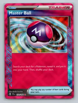 Pokemon SV05: Temporal Forces #153/162 Master Ball - Image 1