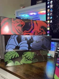 Pokemon Chinese 25th Anniversary Charizard Blastoise Venusaur 3 Reinforced Boxes - Image 1