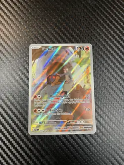 Pokemon TCG Torkoal Scarlet&Violet-Twilight Masquerade 172/167 Illustration Rare - Image 1